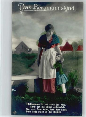 Das Bergmannskind Fotomontage Verlag NPG Serie 7783-4