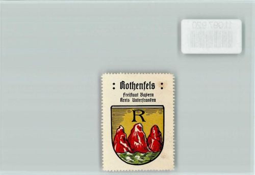 Rothenfels Vignette Wappen Kaffee Hag ca 1920-1940