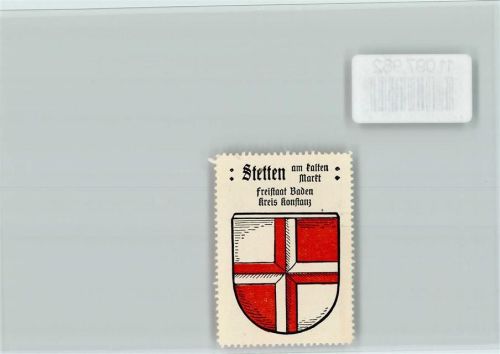 Stetten Vignette Wappen Kaffee Hag ca 1920-1940