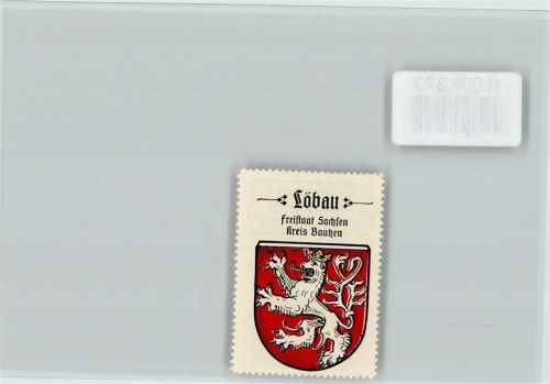 Löbau Vignette Wappen Kaffee Hag ca 1920-1940
