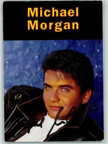 Michael Morgan Original Autogramm Schlagersänger
