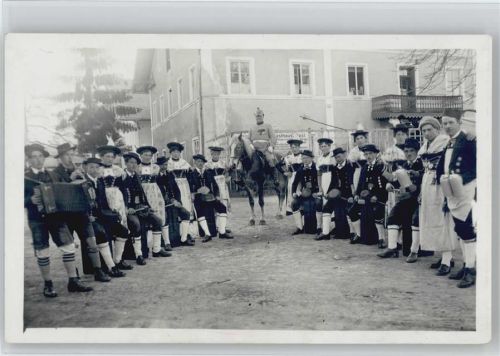 Kannenflicker Tanz 1930 - Gasthaus zur Post - Foto AK