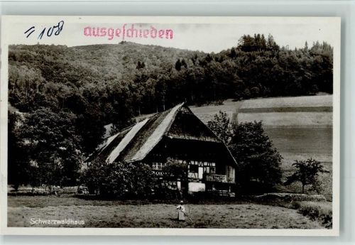 GMT Verlag 425 B 109 Ue Schwarzwald Idylle Foto AK Frau mit einer Sense