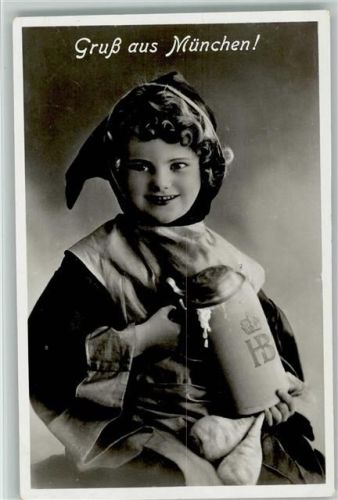 München mit HB Bierkrug 1936 AK