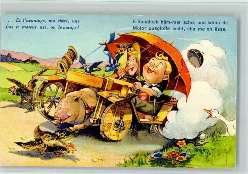 1952 Nr. 31 - Humor - Schweineauto - Fantasie