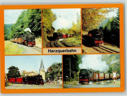Harzquerbahn - 5 versch. Abbildungen