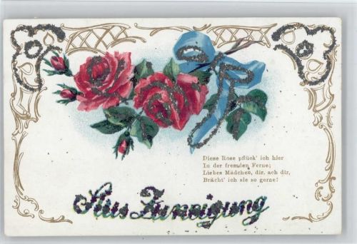 Aus Zuneigung, Gedicht , Rosen