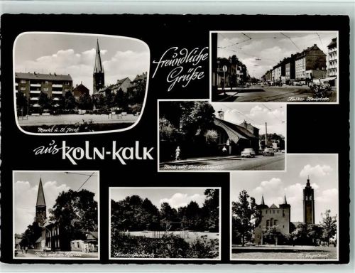 50667 W5000 Köln, Kalk 802 - Markt St. Joseph Hauptstraße Gnadenkapelle St. Marien Kinderspielplatz St. Engelbert Mehrfachaufnahme