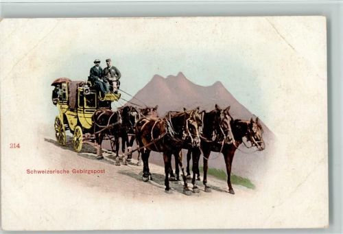 Schweizer Gebirgspost ca 1900 AK