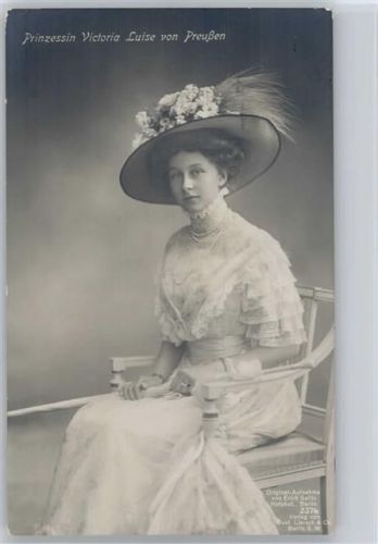 Prinzessin Victoria Luise - Hutmode - 2374 Liersch, Original-Aufnahme von Erich Sellin