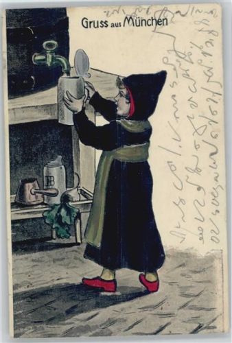 1907 Bier zapfen