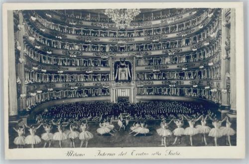Milana - Theater von Innen - Ballettgruppe Ballett