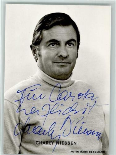 Charly Niessen Original Autogramm