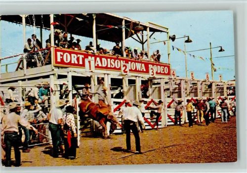 Rodeoshow in Iowa Fort Madison USA