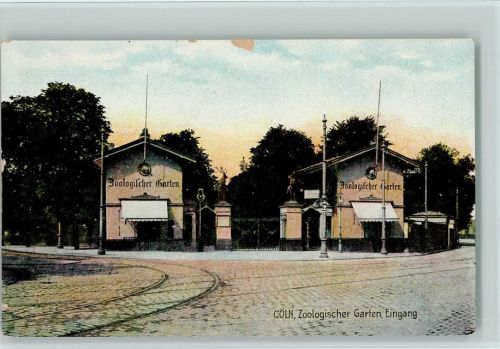 Köln Stadt Zoologischer Garten Eingang