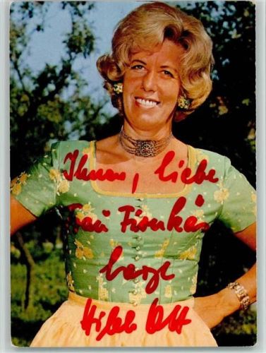 Hilde Ott Original Autogramm