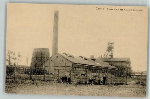 Carvin - Fosse Nr. 4 des Mines d Ostricourt ca 1916 AK
