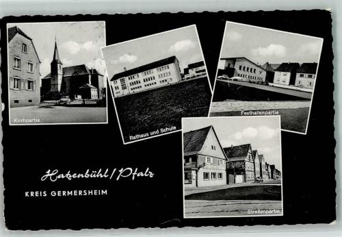 Hatzenbühl Kirche Rathaus Schule Festhalle