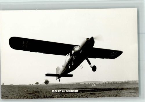 DO 27 im Steilstart - Die Bundeswehr AK Flugzeug