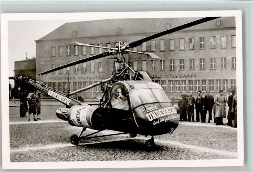 Die fliegende Underberg Flasche , Hubschrauber - Werbung