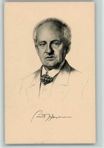 Nr. 48596 Gerhart Hauptmann - Dichter AK
