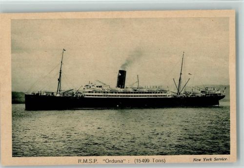 R.M.S.P.Orduna - New York Service