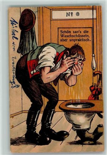 Schön sans die Waschschüsseln aber unpraktisch