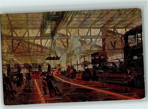 Essen sign Otto Bollhagen - Schienenwalzwerk Friedrich-Alfred-Hütte, Berufe, Technik