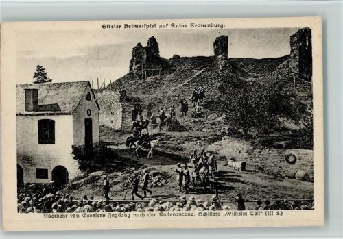 Dahlem Freichlichtbühne auf Ruine Kronenburg Wilhelm Tell III.2 Scene - Theater