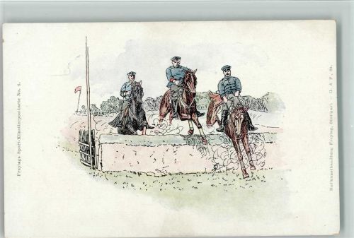 Freytags Sport Künstlerkarten Nr. 6 ca 1900 AK