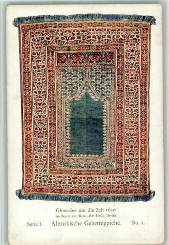 Serie I Nr. 2 Meisterstücke orientalischer Knüpfkunst in Bildern AK
