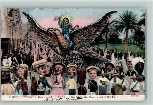 Nice Fetes du Carneval 1906 - AK