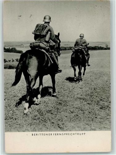 1938 Berittene Fernsprechtruppe - Verlag Die Wehrmacht