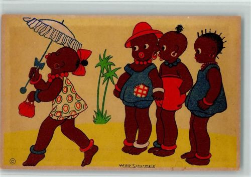 1915 sign Willy Schermele - Das Zierpüppchen