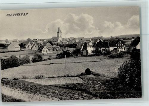 Blaufelden 1910 Teilansicht , gute Erhaltung AK