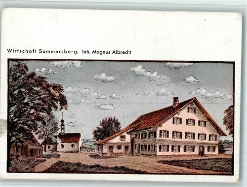 Sommersberg Wirtschaft Sommersberg , gute Erhaltung AK