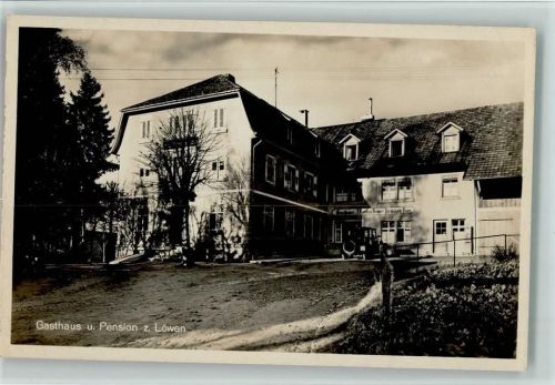 Gresgen 1938 Gasthaus und Pension zum Löwen,