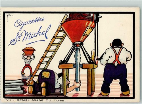 St. Michel Cigarettes sign. Jean Drapz Nr. VII Serie AK