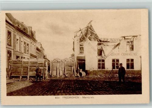 Marktplatz - WK I Barrikaden
