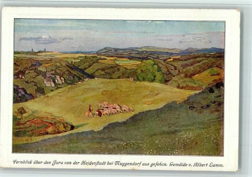 Muggendorf Gemälde von Albert Lamm , gute Erhaltung AK