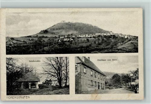 Hohenstaufen 1921 Schutzhütte, Gasthaus zum Stern AK