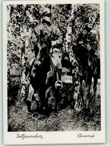 1938 Zollgrenzschutz - Pferdestreife