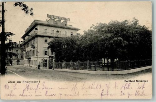 Rheinfelden 1904 Soolbad Schützen