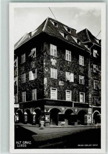 Graz Ansichtskartengeschäft Luegg - Erika Verlag