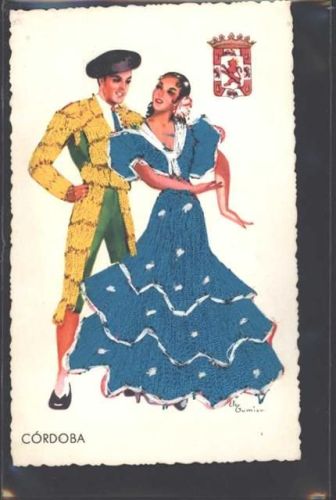 Cordoba Wappen Künstlerkarte sign. Elsa Gumier AK