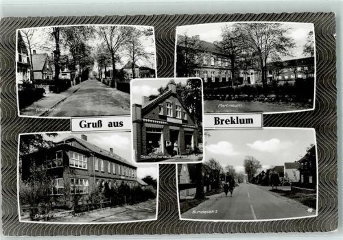 Breklum Kirchenstraße Martineum Geschäftshaus Krankenhaus Bundesstraße 5