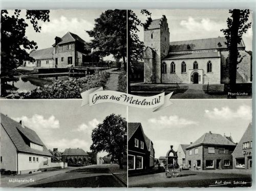 Metelen Wassermühle Pfarrkirche Mühlenstraße Auf dem Schilde