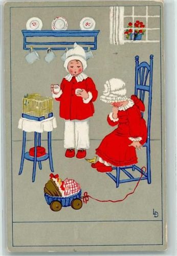 1919 Puppenmutter Vogelkäfig Meissner & Buch Serie 2300