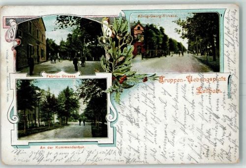 Zeithain Truppen-Übungsplatz Fabrice Straße König Georg-Straße An der Kommandantur