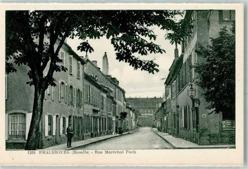 Phalsbourg 1930 - 1940 Rue Marechal Foch AK